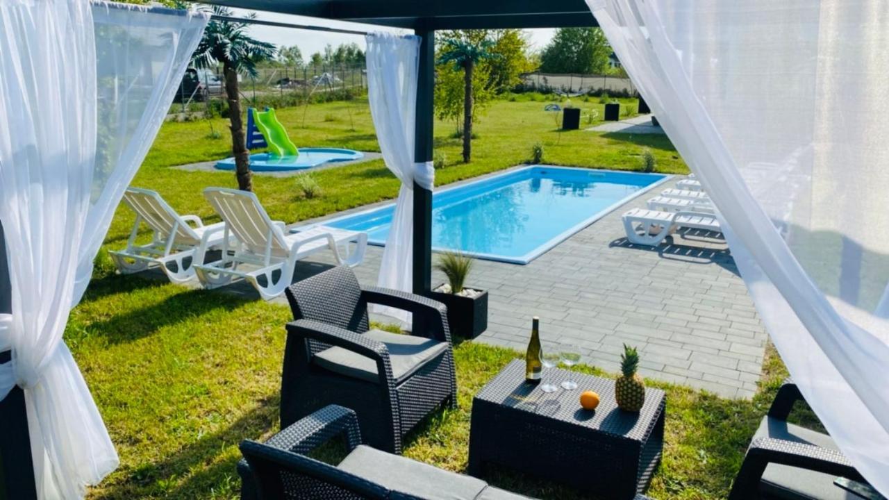 Domki Black Pearl Mielno Basen Sauna Jacuzzi Dış mekan fotoğraf